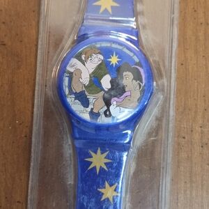 NWT 1996 Disney Hunchback Of Notre Dame Watch Blue, Gold New In Box Item 14606